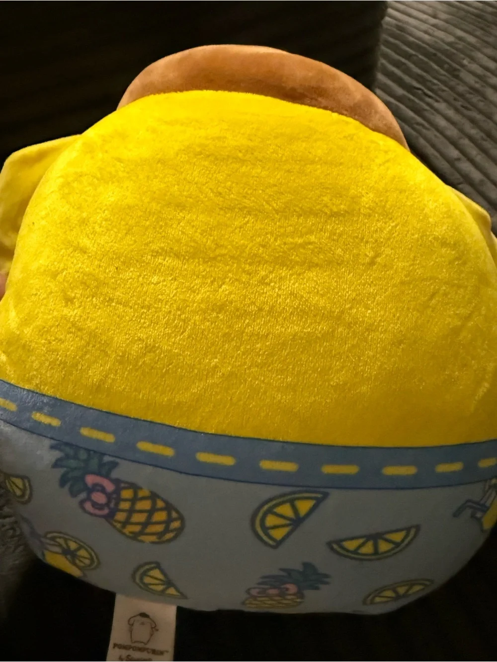 Sanrio Pompompurin Plush in Yellow and Blue Shorts